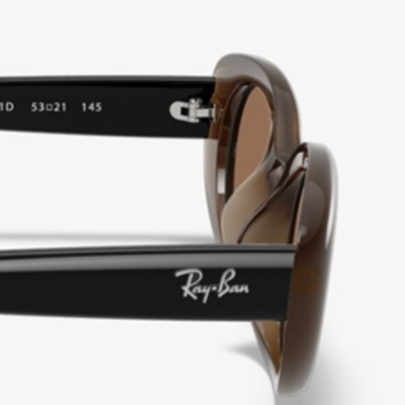 Ray-Ban Rb4441d Oval Sunglasses Matte Opal Brown-new with box and case - Picture 4 of 9